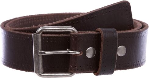 Beltiscool 1 3/4" Snap on Classic Vintage Cowhide Thick Leather Casual Jean Belt in Saudi Arabia