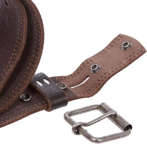 Beltiscool 1 3/4" Snap on Classic Vintage Cowhide Thick Leather Casual Jean Belt in Saudi Arabia