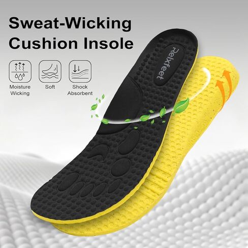 relxfeet Men's Wide Toe Box Walking Shoes Slip On Breathable Knit Sneakers Lightweight Comfort Fit for All-Day Wear in Saudi Arabia