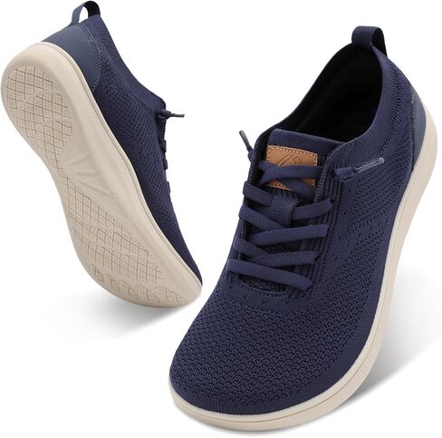 relxfeet Men's Wide Toe Box Walking Shoes Slip On Breathable Knit Sneakers Lightweight Comfort Fit for All-Day Wear in Saudi Arabia