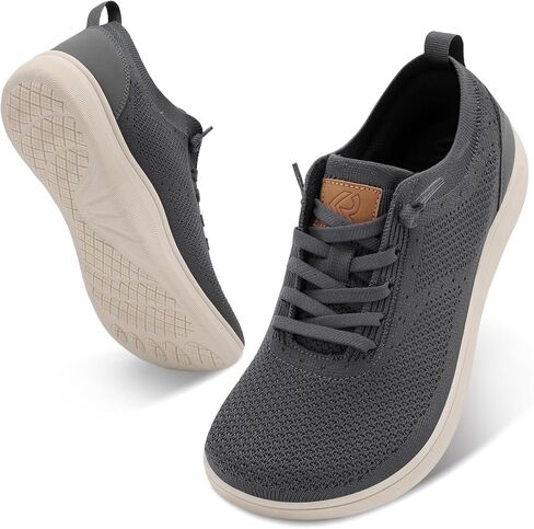 relxfeet Men's Wide Toe Box Walking Shoes Slip On Breathable Knit Sneakers Lightweight Comfort Fit for All-Day Wear in Saudi Arabia