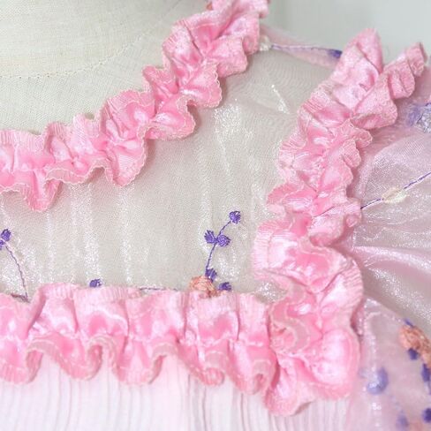 K-12 Cosplay Costume K-12 Pink Dress Puff Sleeve Outfit Full Set with Earrings Bracelet in Saudi Arabia