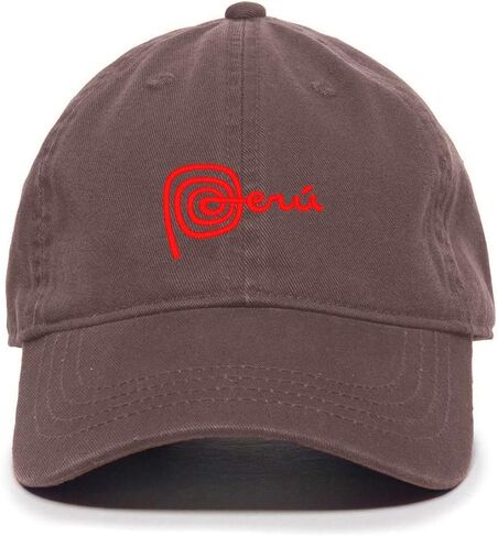 DSGN By DNA Peru Baseball Cap Embroidered Cotton Adjustable Dad Hat in Saudi Arabia