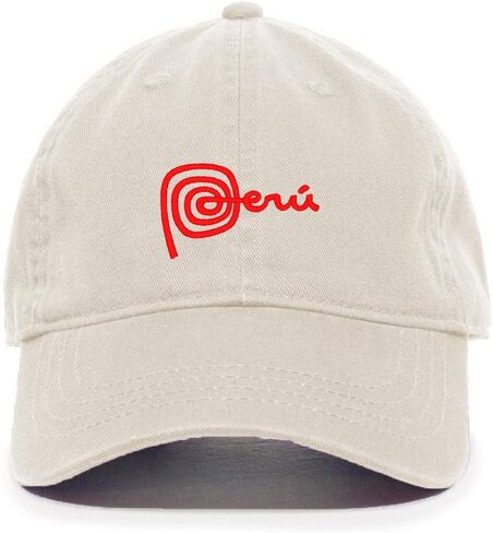 DSGN By DNA Peru Baseball Cap Embroidered Cotton Adjustable Dad Hat in Saudi Arabia