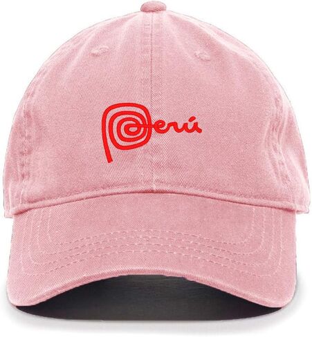 DSGN By DNA Peru Baseball Cap Embroidered Cotton Adjustable Dad Hat in Saudi Arabia