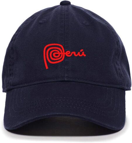 DSGN By DNA Peru Baseball Cap Embroidered Cotton Adjustable Dad Hat in Saudi Arabia