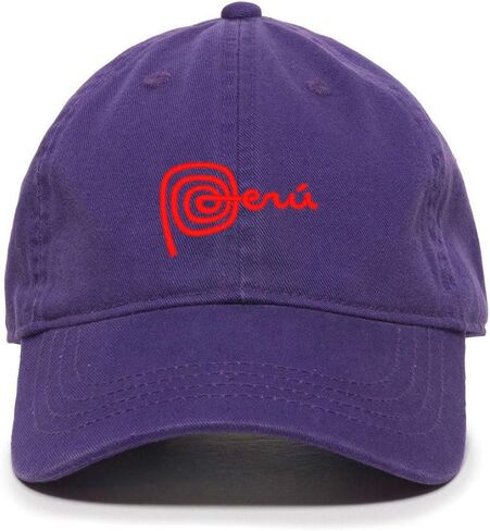 DSGN By DNA Peru Baseball Cap Embroidered Cotton Adjustable Dad Hat in Saudi Arabia