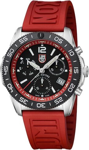 Luminox - Pacific Diver Chronograph XS.3155 - Mens Watch - 44mm Dive Watch - Swiss Quartz - 200M Water Resistant - Sapphire Crystal - Gold-Tone Stainless Steel - Watches for Men - Swiss Made in Saudi Arabia