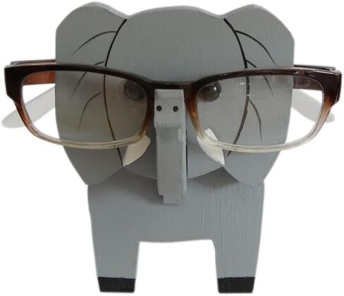 LongJT Puzzle Eyeglass Holder Animal Sunglass Display Stand Home Office Desktop Animal Holiday Decoration Gift (Fox) in Saudi Arabia