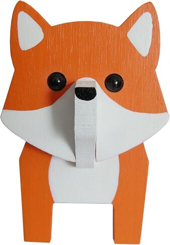 LongJT Puzzle Eyeglass Holder Animal Sunglass Display Stand Home Office Desktop Animal Holiday Decoration Gift (Fox) in Saudi Arabia