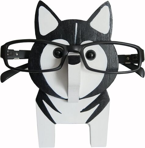 LongJT Puzzle Eyeglass Holder Animal Sunglass Display Stand Home Office Desktop Animal Holiday Decoration Gift (Fox) in Saudi Arabia