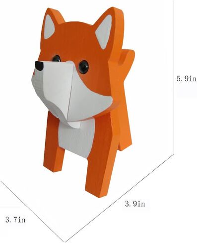 LongJT Puzzle Eyeglass Holder Animal Sunglass Display Stand Home Office Desktop Animal Holiday Decoration Gift (Fox) in Saudi Arabia