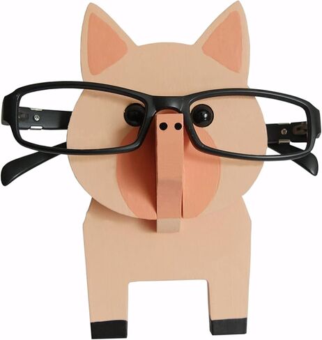 LongJT Puzzle Eyeglass Holder Animal Sunglass Display Stand Home Office Desktop Animal Holiday Decoration Gift (Fox) in Saudi Arabia