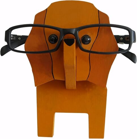 LongJT Puzzle Eyeglass Holder Animal Sunglass Display Stand Home Office Desktop Animal Holiday Decoration Gift (Fox) in Saudi Arabia