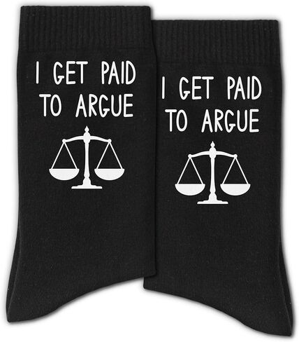 Funny Lawyer Socks， Unique Attorney Gifts for Women and Men in Law in Saudi Arabia