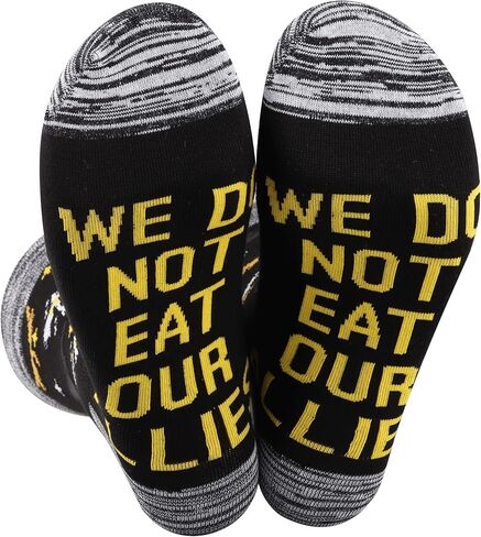 MNIGIU Dragon Readers Gift 2 Pairs We Do Not Eat Our Allies Socks Fantasy Bookish Gift Book Lover Socks Book Nred Merch in Saudi Arabia
