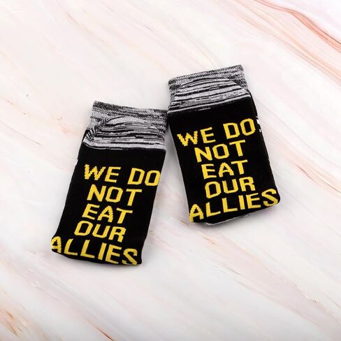 MNIGIU Dragon Readers Gift 2 Pairs We Do Not Eat Our Allies Socks Fantasy Bookish Gift Book Lover Socks Book Nred Merch in Saudi Arabia
