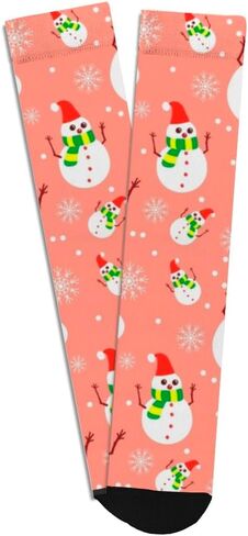 Christmas Socks for Men Women Non Slip Gnomes Snowman Xmas Tree Compression Crew Sock Novelty Funny Casual Stockings in Saudi Arabia