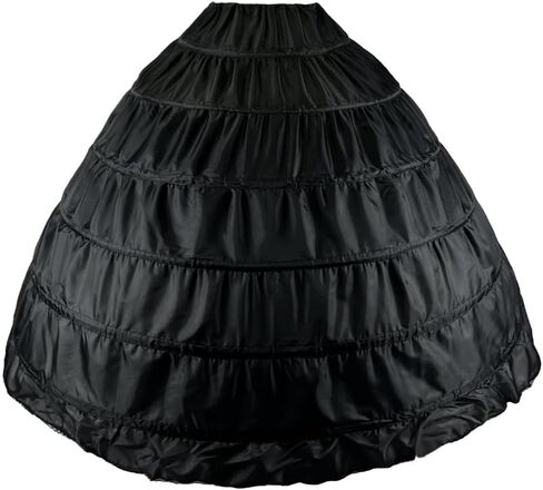 Women's 6 Hoops underskirt Crinoline Petticoat A-line Skirt for Bridal Dress Wedding Dress Underskirt Slip. in Kuwait