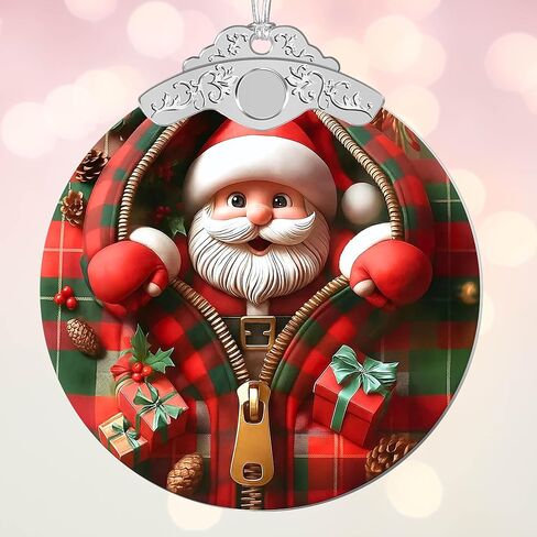 Christmas Ornaments 2025 – Elegant Holiday Decoration, Collectible Christmas Ornaments for Tree, Acrylic Suncatcher Gifts Exchange, Unique 2025 Xmas Ornaments for Christmas Tree,Christmas Decoration in Saudi Arabia