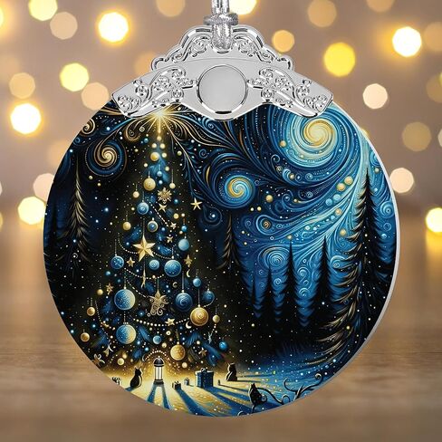 Christmas Ornaments 2025 – Elegant Holiday Decoration, Collectible Christmas Ornaments for Tree, Acrylic Suncatcher Gifts Exchange, Unique 2025 Xmas Ornaments for Christmas Tree,Christmas Decoration in Saudi Arabia
