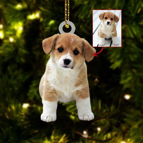 Customized Photo Ornament for Xmas Tree 2D, Personalized Christmas Ornament with Photo, Xmas Family Friend Gifts, Custom Picture Family Christmas Ornament 2025, Hanging Christmas Decor in Kuwait