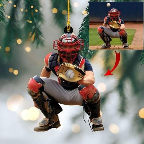 Customized Photo Ornament for Xmas Tree 2D, Personalized Christmas Ornament with Photo, Xmas Family Friend Gifts, Custom Picture Family Christmas Ornament 2025, Hanging Christmas Decor in Kuwait