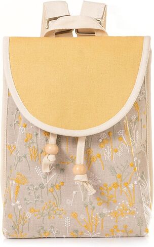 Goodhan Vintage Embroidered Women Backpack Ethnic Travel Handbag Shoulder Bag,12x10x5 inch,Pink in Kuwait