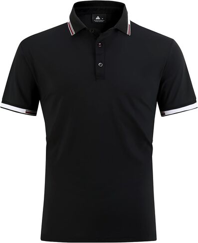 Mens Polo Shirt Short Sleeve Golf Shirt for Men Golf Shirts Tennis Casual T-Shirt in Saudi Arabia