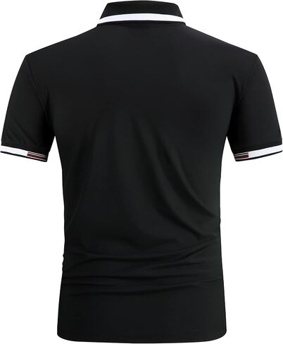 Mens Polo Shirt Short Sleeve Golf Shirt for Men Golf Shirts Tennis Casual T-Shirt in Saudi Arabia