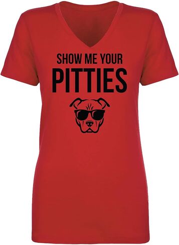 Show Me Your Pitties Women's V-Neck Tee in Saudi Arabia