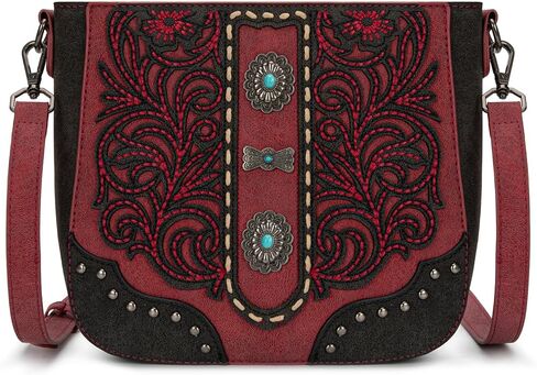 Montana West Crossbody Bags for Women Western Tooled Embroidered Purse in Saudi Arabia