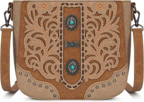 Montana West Crossbody Bags for Women Western Tooled Embroidered Purse in Kuwait
