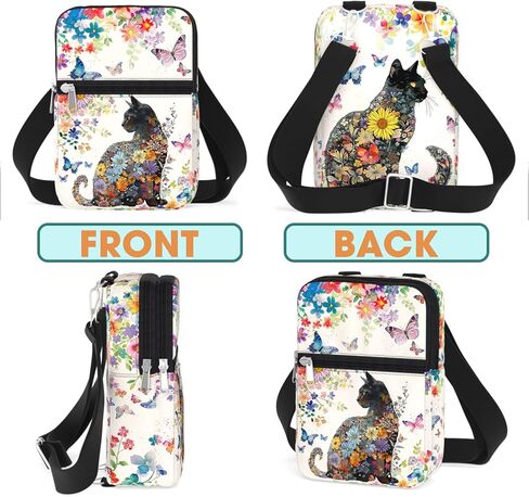 Waterproof Crossbody Phone Purse. Cell Phone Bag for Women. Gift for Cat Lover and Owner. in Saudi Arabia