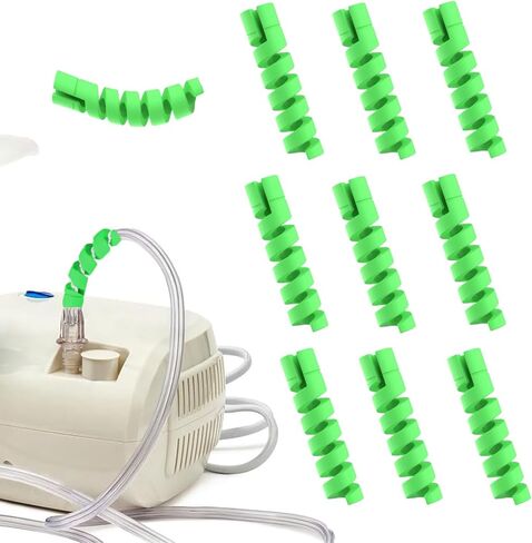 10 Pack Oxygen Tube Support Crimp Straightener for Oxygen Hose Keep Oxygen Hose from Kinking, Oxygen Tubing Supports Oxygen Accessories（Yellow） in Kuwait