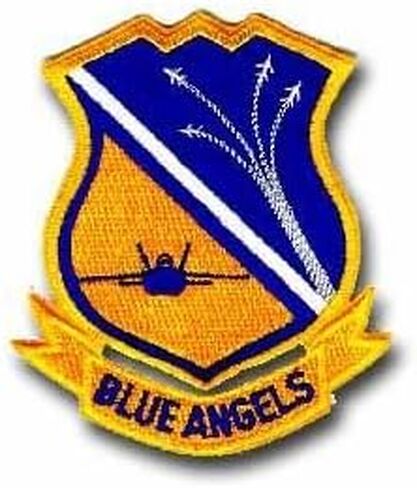 DOGNNAK Navy Patches Blue Angels 3.75" Military Patch in Saudi Arabia