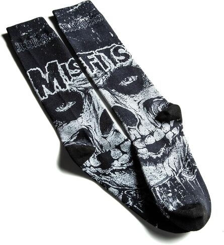 جوارب Affliction Misfits، باللون الأسود مع رسومات جمجمة in Kuwait