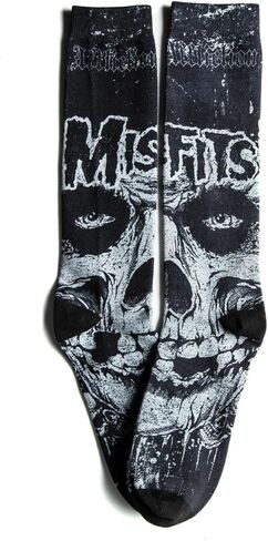 جوارب Affliction Misfits، باللون الأسود مع رسومات جمجمة in Kuwait