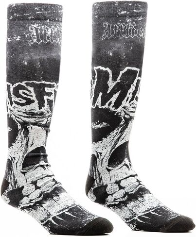 جوارب Affliction Misfits، باللون الأسود مع رسومات جمجمة in Kuwait