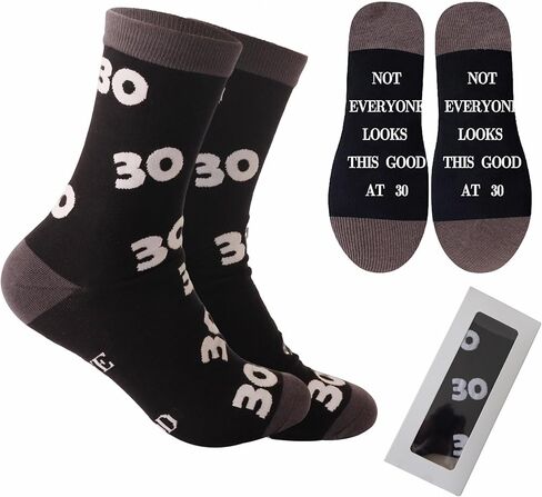 30th Birthday Gifts for Him Men, Stitch Funny 1996 30 Year Old Decoration Socks for Dad Husband Father Daddy, Unique Fun Novelty and Gag 30th Anniversary Ideas for Christmas Fathers Day in Saudi Arabia