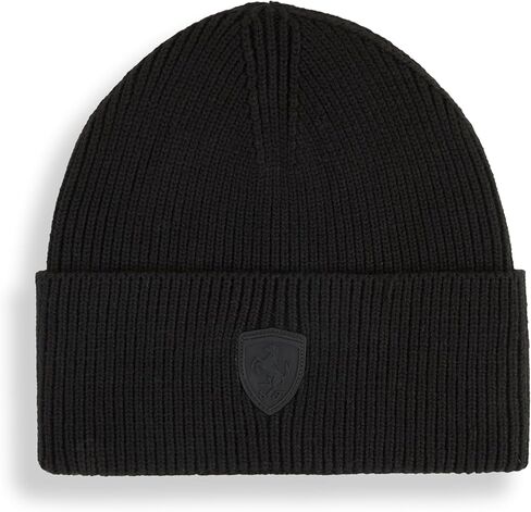 PUMA Standard Scuderia Ferrari Race Pro Mid Crown Beanie, Black AH25 in Saudi Arabia