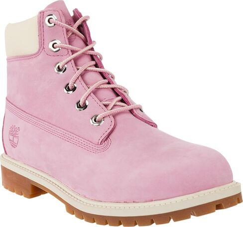 Timberland Kids 6-Inch Premium Pink Leather Boots 5.5 US in Saudi Arabia