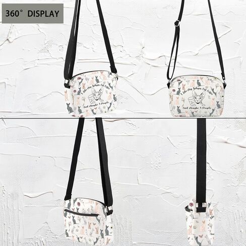 حقيبة Sphynx Lover Gift Sphynx Cats Crossbody حقيبة بدون شعر للقطط هدية لمحبي القطط in Saudi Arabia