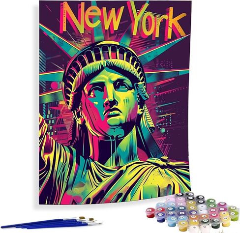 Diymood Paint by Numbers Kits for Adults Drinks, DIY Oil Painting Fruits Acrylic Paint by Number for Adults Beginner with Brushes for Home Wall Decor 16x20 inch in Kuwait