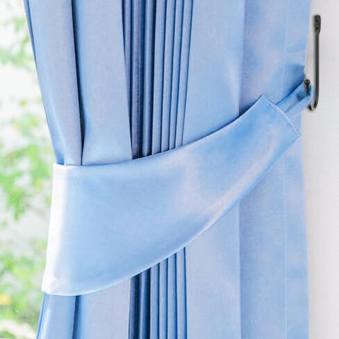 4Pack Curtain Wall Hooks, Curtain Holdbacks,Curtains Tie Backs for Curtains, Decorative Drapery Holdbacks for Wall Ties with Screws Black Metal U Shaped Pull Backs in Saudi Arabia