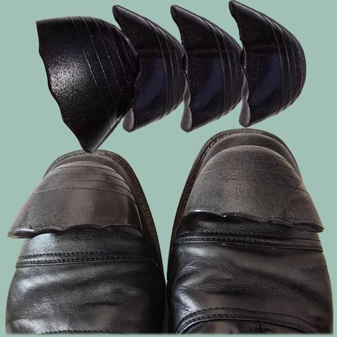 1pair Reusable Soft Toe Pad High Heel Insoles Reduce Shoes Size Filler Protector Adjustment Unisex Shoe Inserts Insole,Black,7.5 * 4.5 * 3cm,M in Saudi Arabia