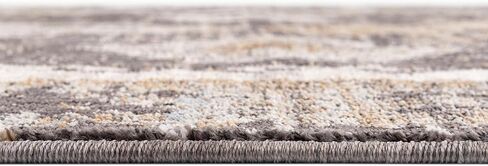 Unique Loom Eco Southwestern Collection Area Rug - Springdale (Runner 2' 0" x 6' 0", Charcoal Gray/Ivory) in Saudi Arabia
