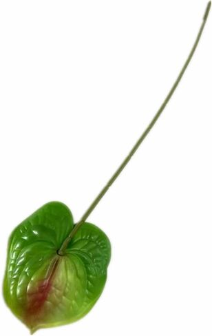 8pcs Artificial Anthurium Flower Branch 60cm 3D Printing Effect Faux Real Touch Single Stem per Piece Anthurium for Home Table Floral Decoration (Dark red) in Saudi Arabia