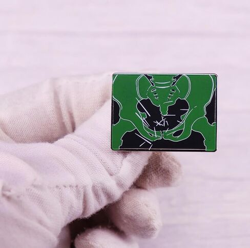 Serial Killer Albert Fish X-Ray 29 Needles Pelvis Groin Bladder Masochist 1.2" Enamel Pin Badge in Saudi Arabia