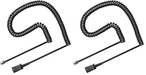 محول U10P-S كابل عكسي متوافق مع سماعات Plantronics QD يعمل مع هواتف Grandstream Snom Yealink IP in Kuwait